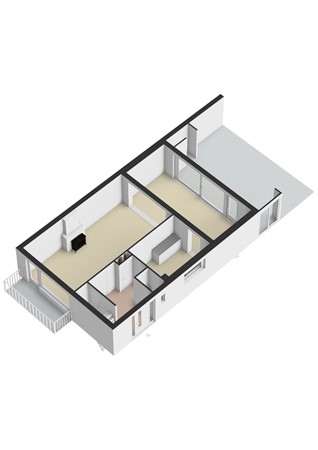Plattegrond - Van Werschstraat 12, 6369 CL Simpelveld - Van Werschstraat 12 Simpelveld - Begane grond 3D.jpg